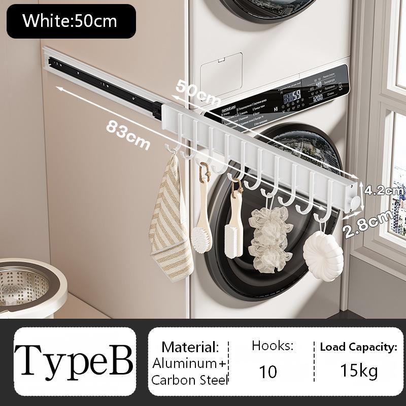 Bianco b 50 cm 10 ganci