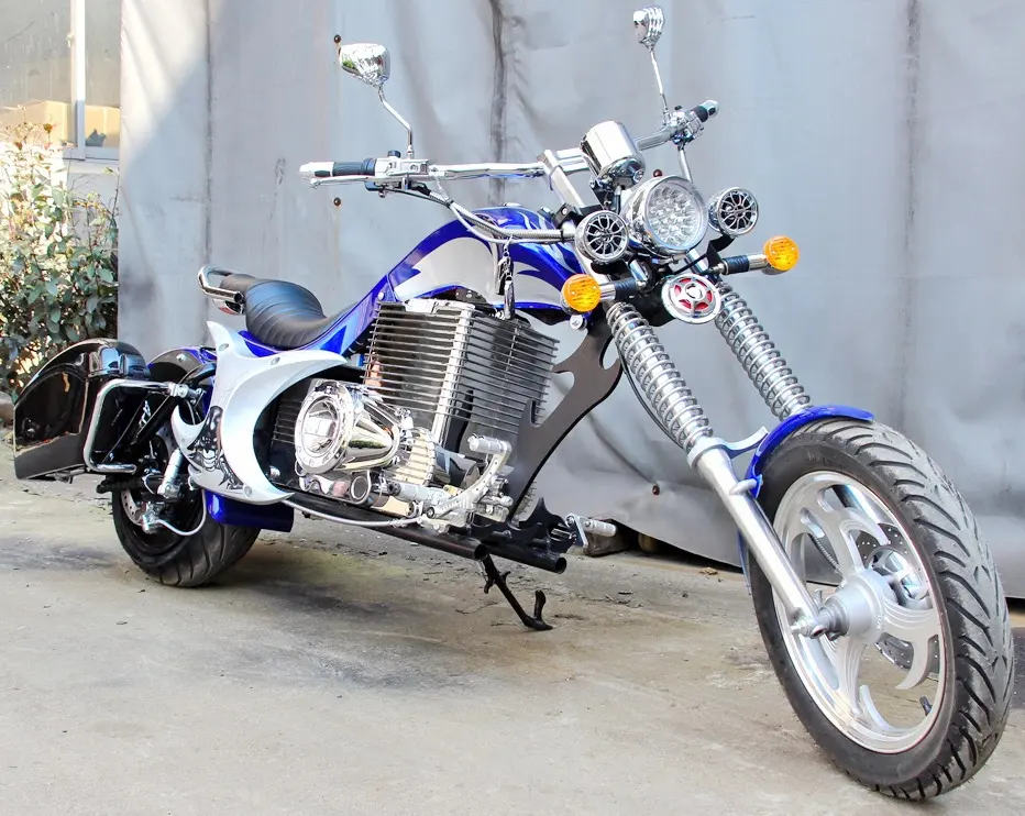 リチウム電池付き電動チョッパーバイクモトバイク3000W72V