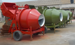 Nhỏ jzr loạt 350l/500L twin-trục di động trống bê tông máy trộn để bán; hiệu suất tuyệt vời và hiệu quả cao. - Product Image 5