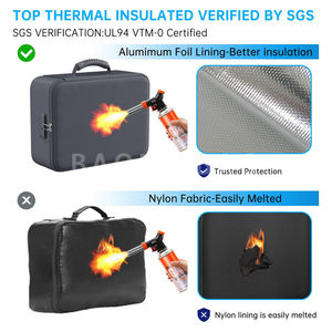 防火文件盒，硬盒高阻燃防火防水文件收纳器 - Product Image 6