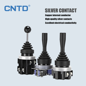 Cntd cmrn 4NO 4NC 30mm Rocker monolever chuyển 4 hướng chuyển đổi joystick điều khiển 5A/10A/15A/30A Max hiện tại 220V/600V - Product Image 2