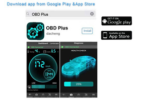 OEM Super BLE327 White Color OBD2 Bluetooth 4.0 Auto Scanner Adapter With Car HUD Display Function for <strong>Android</strong> &amp; IOS Mobile - Product Image 5