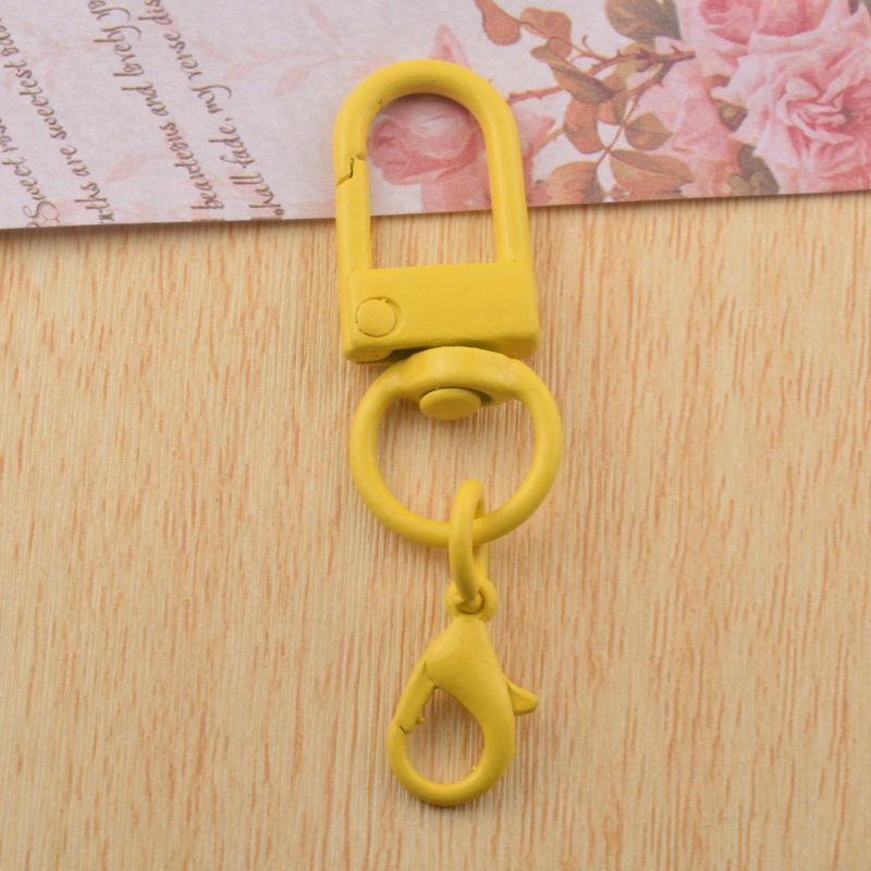 Yellow door buckle 14mm lobster clasp