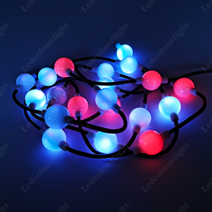 IP65 Rated 3D RGB <strong>LED</strong> <strong>DMX</strong> Ball <strong>String</strong> Lights PC Body Pixel Strip Bulb Lighting - Product Image 5