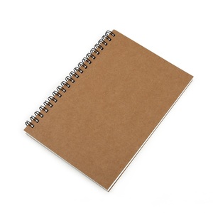 Pagine con Logo stampato personalizzato quaderno a spirale con diario piccolo in carta Kraft formato A5 B5 - Product Image 3