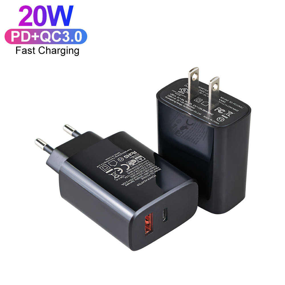 USB-C+USB-A Black