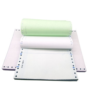 Papel continuo de ordenador impreso de alta calidad de fábrica, papel sin carbón, formas de ordenador