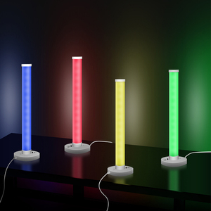 Feican RGB LED masa lambası beyaz ışık engelleme ABS vücut uzaktan kumanda ve müzik için Bluetooth kontrolü - Product Image 1