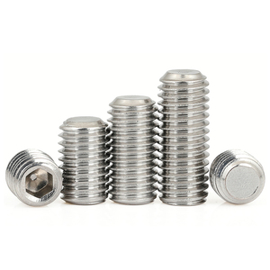 DIN913 M2 M2.5 M3 M4 M5 304不锈钢公制螺纹平头螺钉平头内六角固定螺钉无头 - Product Image 4