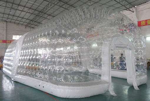Transparent bubble tent