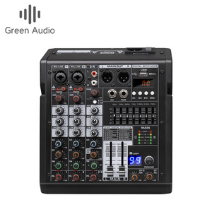 Mezclador Digital de Micrófono con Tarjeta de Sonido, Controlador Pro DJ, Amplificador Mezclador de Potencia, Consola Mezcladora para Karaoke de Música en Casa, 1 Unidad, 1 Unidad - Product Image 6
