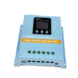PWM 60A 80A 100A контроллер солнечной батареи 12V/24V36V/48V Автоматическая идентификация контроллер зарядки аккумулятора - Product Image 5