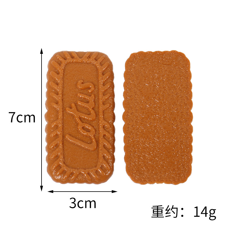 Belgian caramel biscuits without clasp