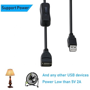 OEM <strong>USB</strong> Extension Cable With ON/Off Switch <strong>USB</strong> Male to Female Cable Support (Data and Power) for LED Strips - Product Image 2