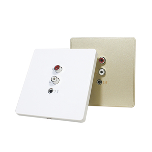 IT-50M Stereo <strong>Source</strong> Wall <strong>Input</strong> Panel in European 86 Standard Use for Smart Home Theater Amplifier and Audio Set - Product Image 1