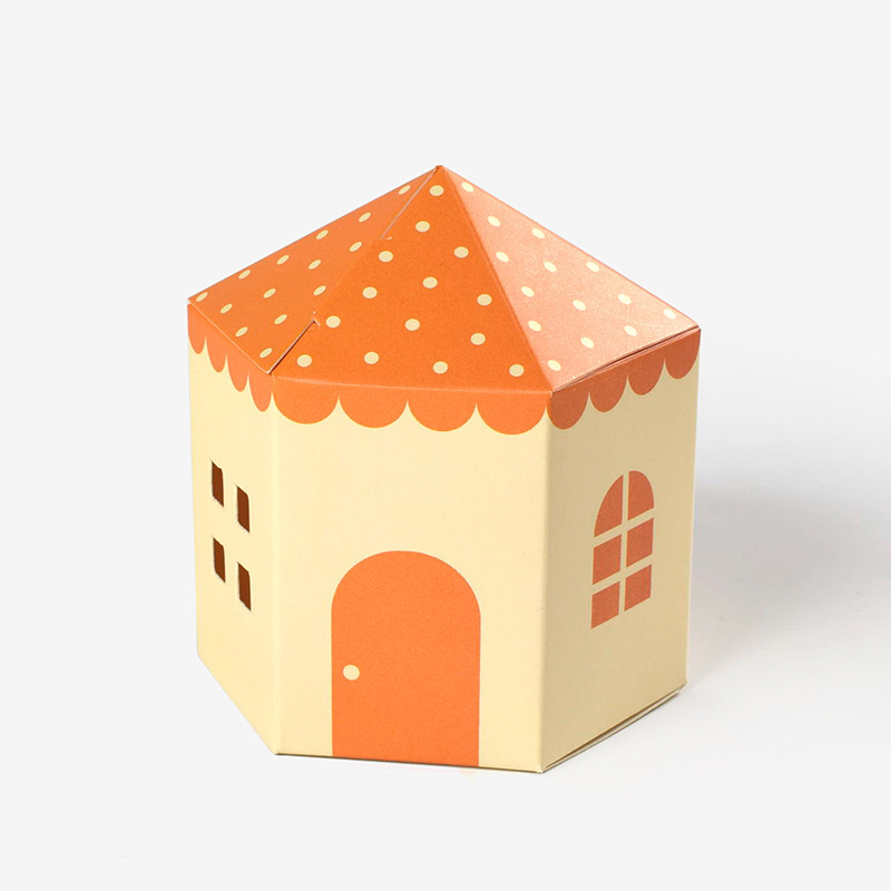 Castle Orange8.5x8.5x6.5cm