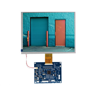 Monitor de panel LCD de 7 pulgadas con placa controladora de controlador de alta resolución para adherirse a los accesorios tecnológicos
