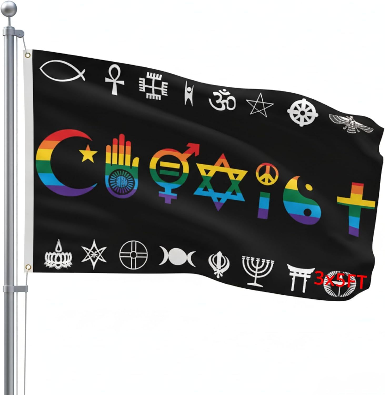 Coexist rainbow