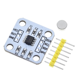Codificador magnético AS5600, módulo de sensor de medición de ángulo de inducción magnética, alta precisión de 12 bits para aduino