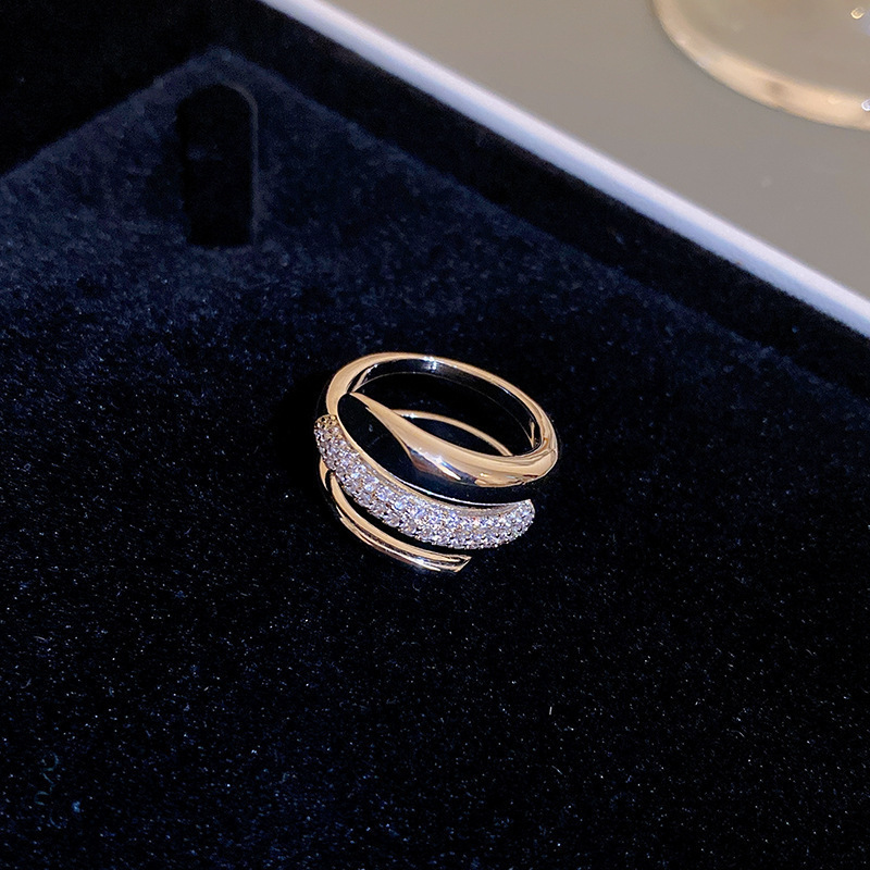 Numéro de bague39 - Argent - Serpentins
