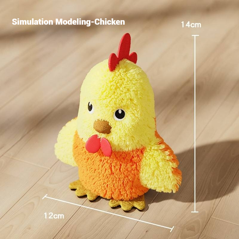 Mignon petit poulet jaune moche