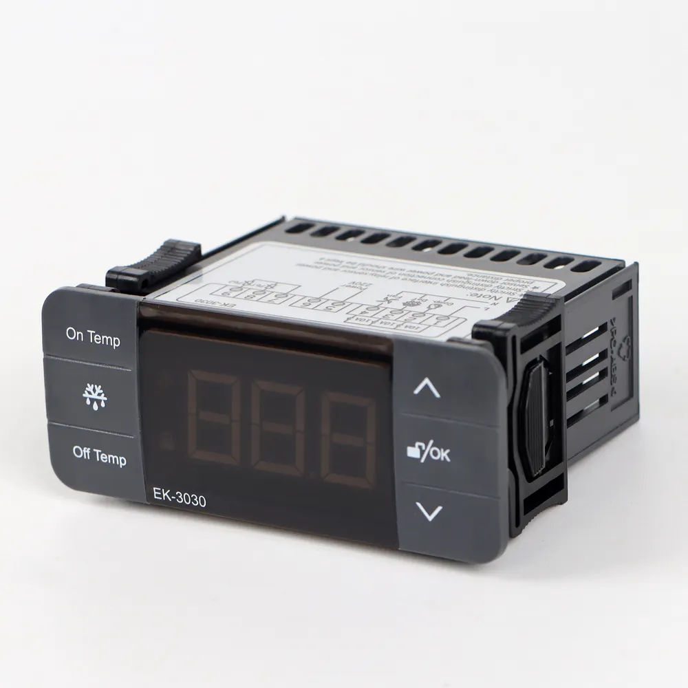 Alarme de température numérique EK-3030 le dégivrage du congélateur Thermostat Régulateur Correction de stockage à froid avec double capteur