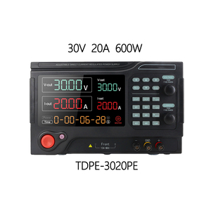 Pantalla de 4 dígitos de alta precisión 30V 20A 600W Fuente de alimentación conmutada de CC ajustable Entrada de 220V programable digital Salida de 50Hz