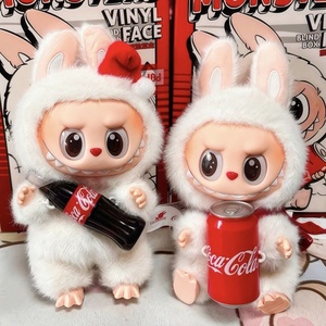 POPMartマカロンタイドプレイギフトペンダントCola Labubu PVCビニールフェイスブラインドボックス卸売コレクション可能なおもちゃアニマルアニマルアニメフィギュア - Product Image 4