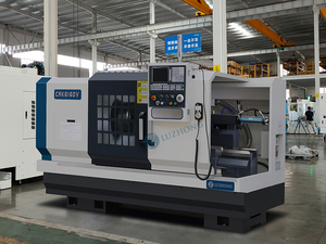 Máy tiện mini CAK6160V HIWIN, ray tuyến tính, máy tiện kim loại nhỏ có chức năng sao chép - Product Image 3