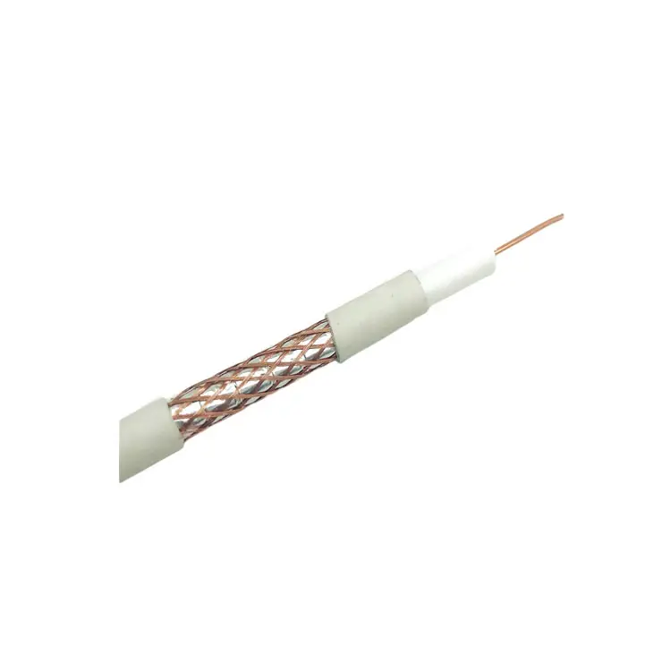 CATV RG6 cable coaxial RG 6 cable coaxial para circuito cerrado televisión RG 6 cable coaxial para TV 300m Box