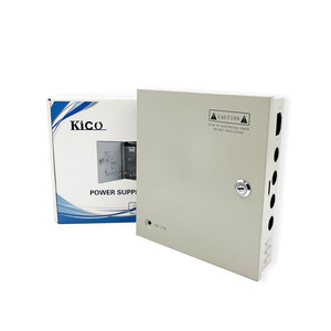 KICO 12V 5A 4チャンネル屋外電気CCTV電源配電ボックス200W 60Hz複数出力タイプ110V/240V入力 - Product Image 4