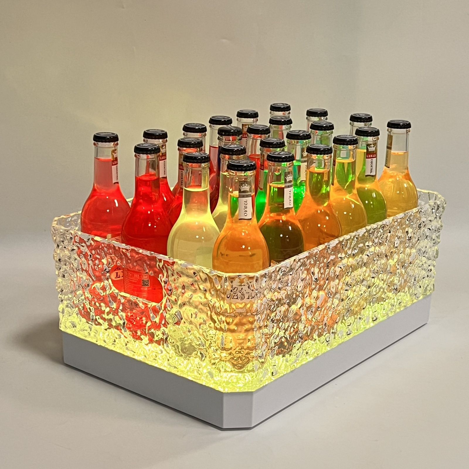 12 Bottles - Yuanbao Ice Texture (RGB Color Changing)