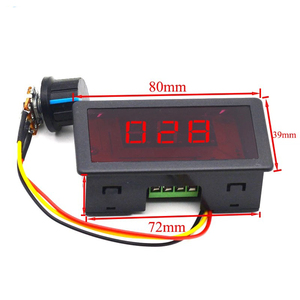DC 6V 12V 24V 5A Einstellbarer PWM DC Motor drehzahl regler CCM5D LED Digital anzeige Stufenloser Drehzahl regler - Product Image 2