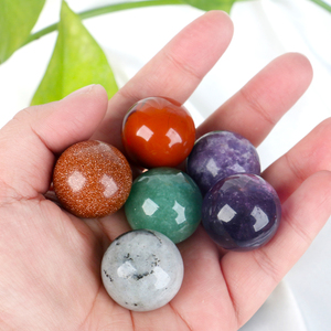 Wholesale Natural Polished Crystal <strong>Sphere</strong> Ball 25MM Mini Healing Stone <strong>Sphere</strong> for Christmas Decoration - Product Image 5