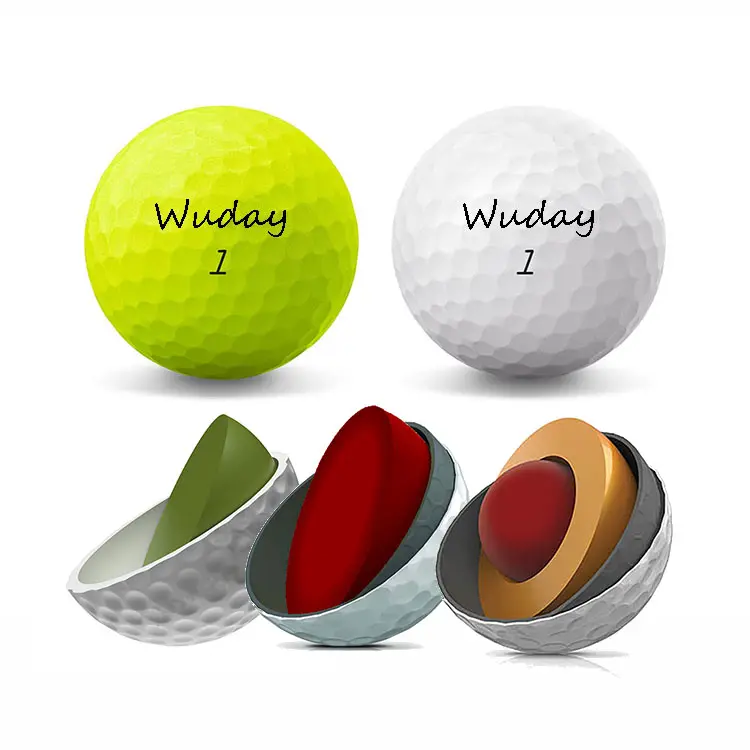 2 3 4 piezas USGA conforme Custom Urethane Soft Tournament Golf Ball calidad principal