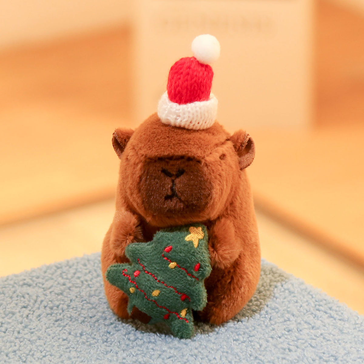 sapins de Noël capybara