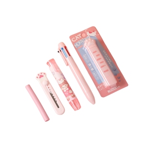 2025 trở lại trường học văn phòng phẩm thiết kế dễ thương đồ dùng học tập cần thiết với Bút Highlighter kéo thước tẩy - Product Image 1