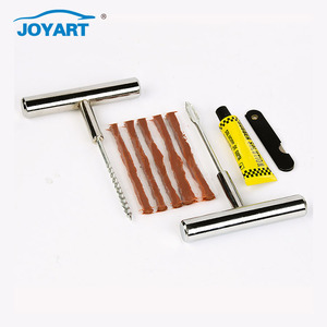 Evrensel lastik tamir kiti araçları düz lastik yama kiti <span class=keywords><strong>t</strong></span>-kolu lastik tak kiti
