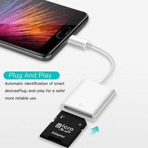 <strong>Type</strong> <strong>C</strong> USB 3.1 USB-<strong>C</strong> to M SD SDXC Card Reader OTG <strong>Data</strong> Cable <strong>Type</strong>-<strong>C</strong> Mini Adapter Phone - Product Image 5
