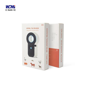 Bir wrfid RFID etiketi okuyucu 134.2khz köpek kedi Pet sığır hayvan çip kimlik mikroçip tarayıcı hayvan mikroçip okuyucu - Product Image 4