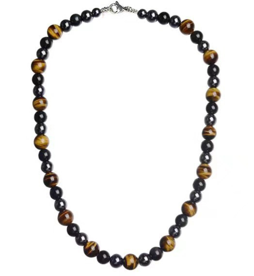1 tigre gialla-pietra 10mm (catena di coda 45 5)