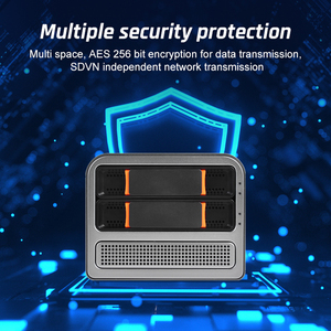 Carcasa en la nube de acceso de alto rendimiento Servidor de caja de almacenamiento Nas Dispositivo de almacenamiento en red conectado Nas de 2 bahías