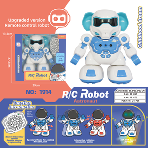 Mini Intelligente Programmierung Smart RC Roboter ABS Elektrische Kunststoff-Funks teuerung Spielzeug Licht funktion Lernspiel zeug für Kinder Geschenk
