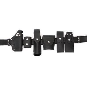 Gina Gear Security Modulaire Handhavingsapparatuur Tactische Lederen Boston Riem Met Tactische Zakjes Voor Veiligheidsbrandweerman - Product Image 5