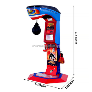 Süper Blaster kral büyük eğlence ekipmanları sikke işletilen Arcade oyunu çocuklar eğlenceli spor yumruk kuvvet ölçüm kral boks - Product Image 3