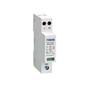 BR275-40DP 4Pタイプ3 40kA Thunder Lightning ArrestorサージプロテクターSPD Lightning Protection付き耐久性のあるプラスチック製