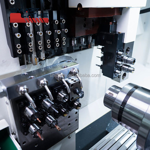 Máquina de torno cnc de tipo suizo, herramientas rotativas convertibles para diferentes procesamiento