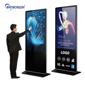 INGSCREEN 32 Inch Indoor Floor Stand Android Video Player <strong>LCD</strong> Advertising Screen Kiosk Interactive Digital Signage and <strong>Display</strong> - Product Image 2