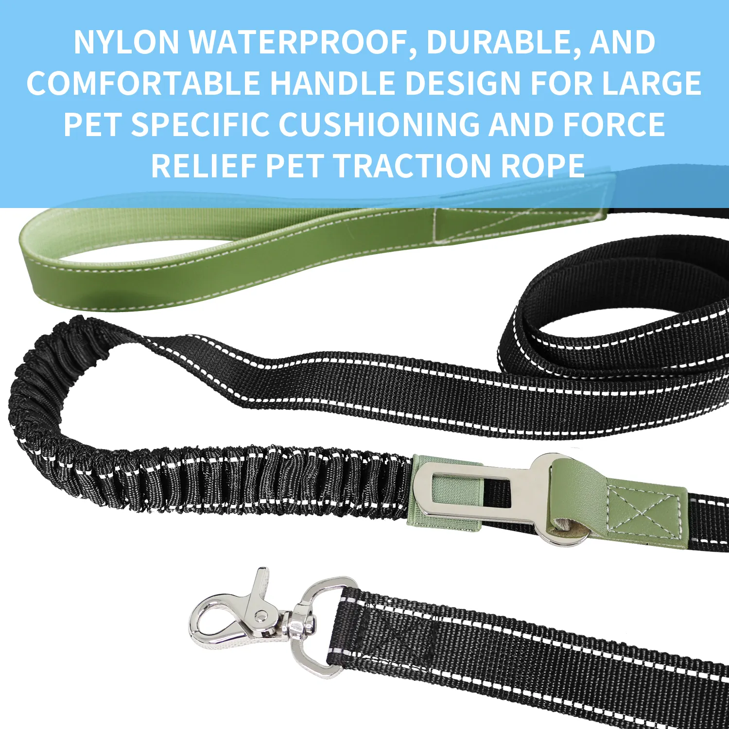 Dog Pet Leash Factory Tactical Dog Collar and Leash Nylon Dog Collar and Leash Set