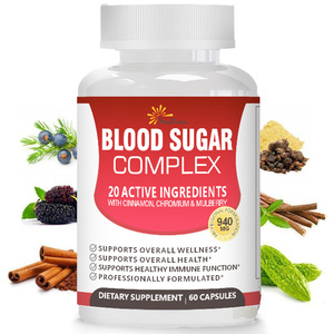 Oem nhãn hiệu riêng chăm sóc sức khỏe bổ sung đường huyết rõ ràng viên nang với quế mướp đắng dâu - Product Image 2